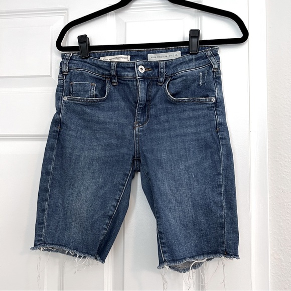 Pilcro and the Letterpress Denim Cutoff Shorts Size 26 - Picture 1 of 4